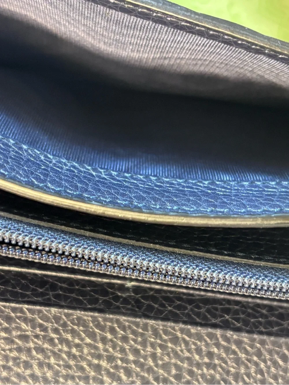 Gucci Navy Bifold Wallet